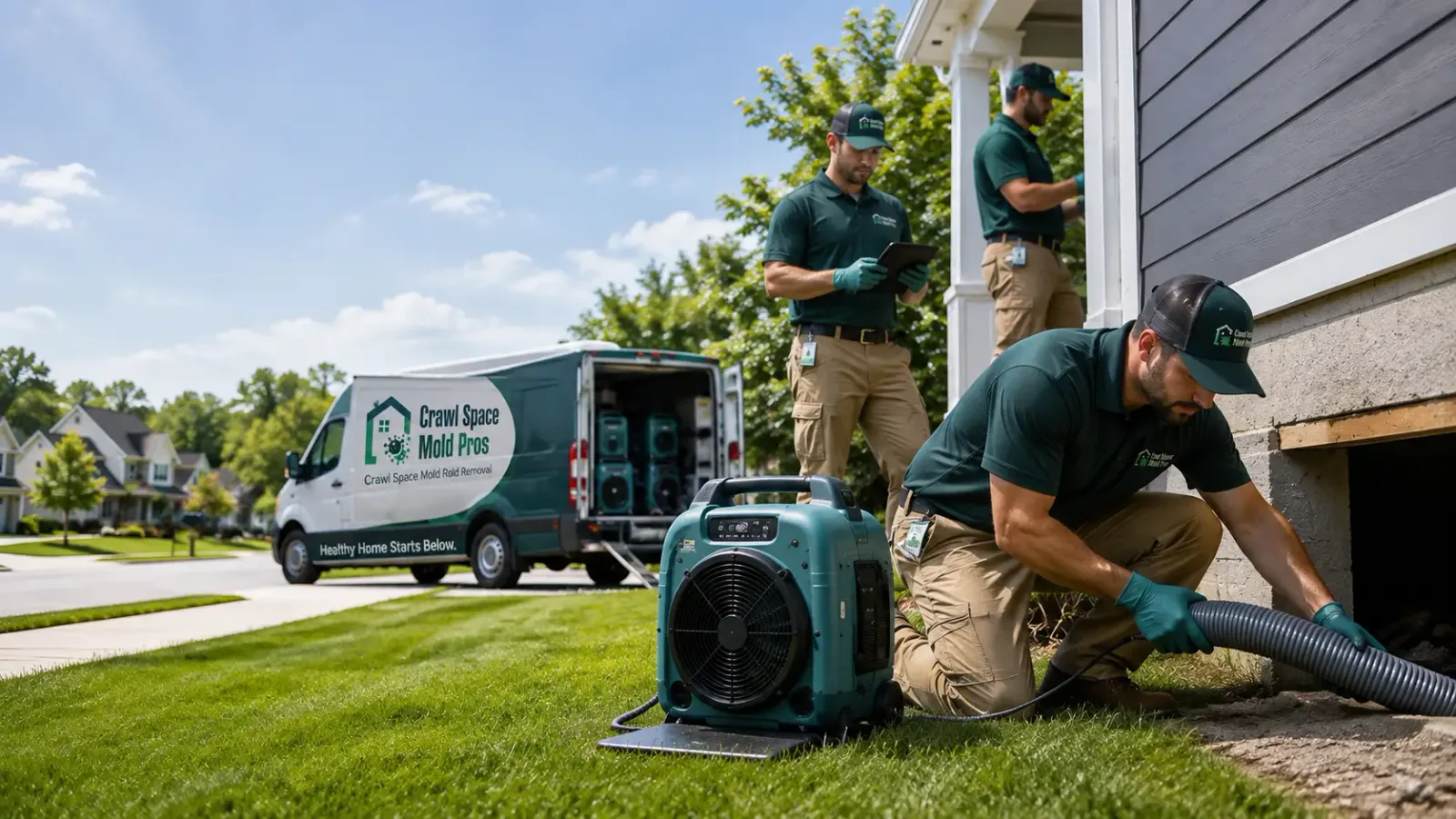Crawl Space Mold Removal in Morganton, NC